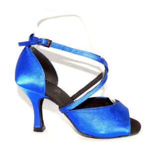 Sandalia de baile azul