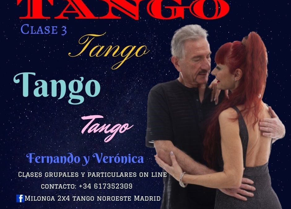 Tango 20 secuencias que debes dominar. Clase:3